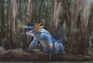 Swampert In The Forest Wallpaper