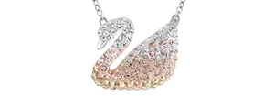 Swarovski Swan Pendant Fading Colors Wallpaper