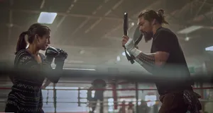 Sweet Girl Boxing Scene Wallpaper