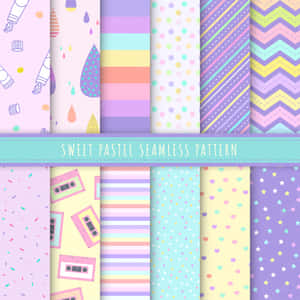 Sweet Pastel Seamless Pattern Wallpaper