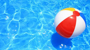 Swimming Pool Ball Wallpaper