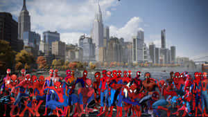 Swinging Into Action - Ultimate Spider-man Wallpaper