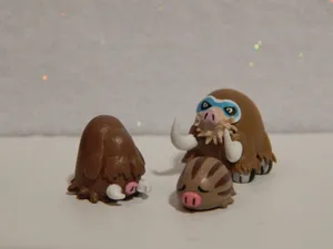 Swinub Evolution Line Figures Wallpaper