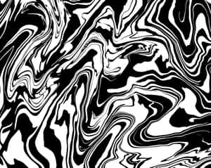 Swirl Black And White Abstract Wallpaper