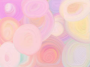 Swirly Cute Pastel Colors Wallpaper