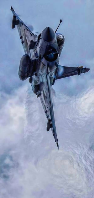 Swooping Fighter Plane Wallpaper