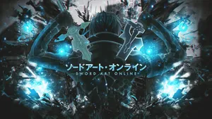 Sword Art Online Blue Logo Wallpaper