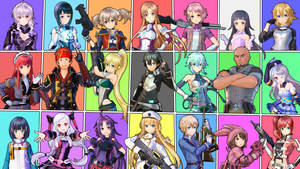 Sword Art Online Colorful Art Wallpaper