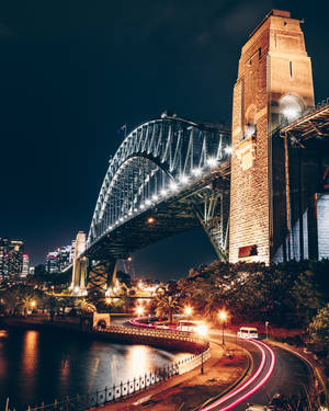 Sydney Australia Harbour Bridge Night Wallpaper