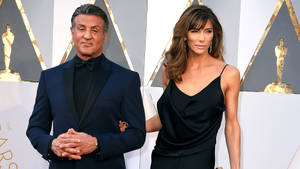 Sylvester Stallone Hands Together Wife Wallpaper