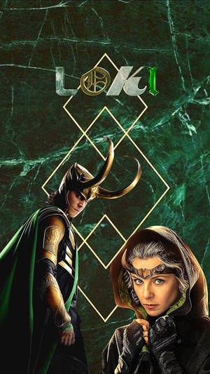 Sylvie And Loki Poster Wallpaper