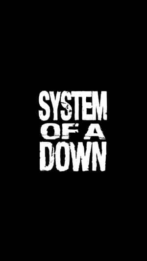 Systemofa Down Logo Black Background Wallpaper
