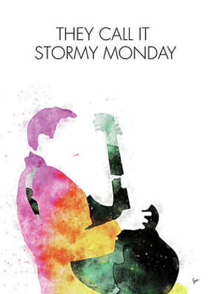 T-bone Walker They Call It Stormy Monday Art Wallpaper