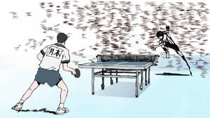 Table Tennis In Anime Wallpaper