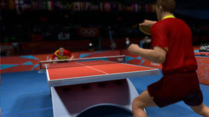 Table Tennis Olympics Tournament In 3d Wallpaper