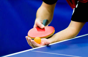 Table Tennis Professional Racket Wallpaper