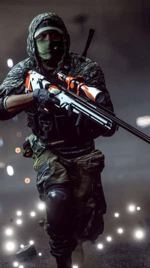 Tactical Sniperin Action Wallpaper