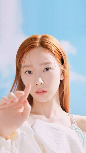 Taeyeon Angelic Face Wallpaper