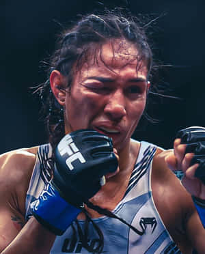 Taila Santos With Bulging Eye Wallpaper