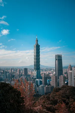 Taipei 101 Building Night Scene High Quality, HD wallpaper | Peakpx