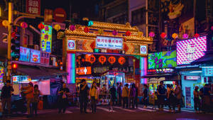 Taipei Raohe Night Market Wallpaper