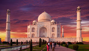 Taj Mahal In India Wallpaper