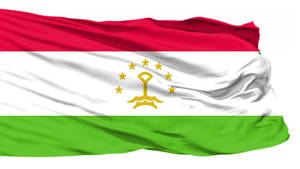 Tajikistan Wavy And Colorful Flag Wallpaper