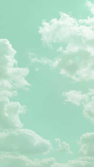 Take A Break And Enjoy An Evening Stroll In The Clouds. Wallpaper