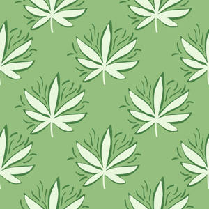 Take A Higher Trip With This Cartoon Weed Wallpaper