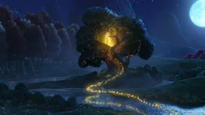 Take A Journey And Explore The Mysterious Mystical Forest Wallpaper