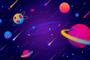 Take A Journey Into Outer Space Wallpaper