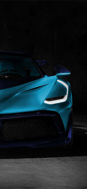 Take A Joy Ride In The Blue Car Wallpaper