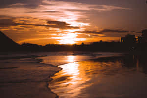 Take A Moment To Enjoy A Cute Sunset Wallpaper