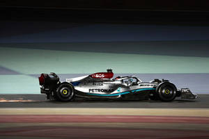 Take Control Of The Track With The Mercedes F1 Iphone Wallpaper