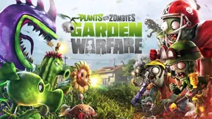 Take Down The Zombies With Plants Wallpaper