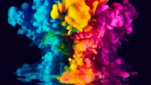 Take In The Colorful Smoke Wallpaper