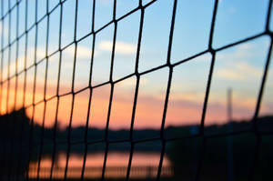 Take On The Volleyball Court With Your Trusty Laptop Wallpaper