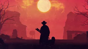 Take On The Wild West With Red Dead Redemption 4k Wallpaper