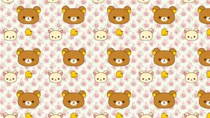 Take Your Favorite Bear Along As You Go With The Rilakkuma Laptop! Wallpaper