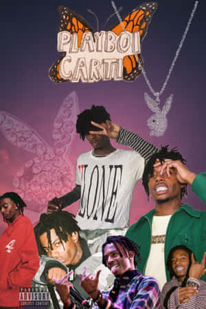 Take Your Music Everywhere With Playboi Carti's Signature Iphone Wallpaper