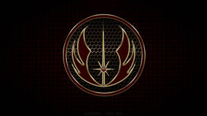Tales Of The Jedi Logo On Back Backdrop Wallpaper