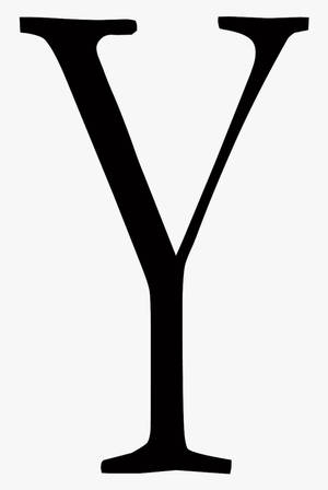 Tall Letter Y Wallpaper