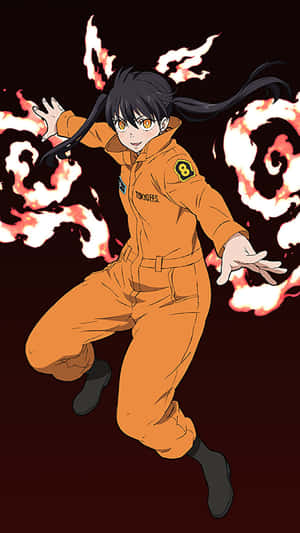 Tamaki Fire Force 1080 X 1920 Wallpaper