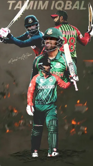 Tamim Iqbal Highlights Poster Wallpaper