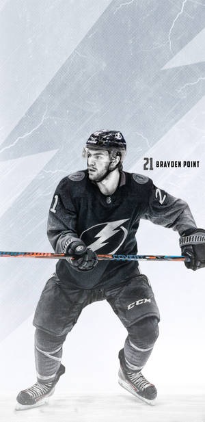 Tampa Bay Lightning Player Brayden Point Wallpaper