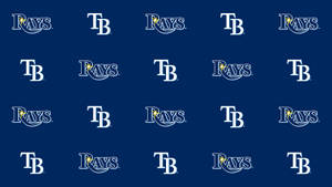 Tampa Bay Rays Icons Pattern Wallpaper