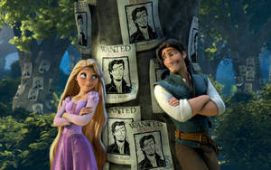 Tangled Rapunzel And Flynn Wallpaper