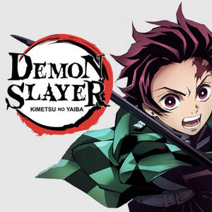 Tanjiro Kamado Demon Slayer Logo Wallpaper