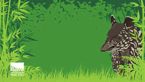 Tapir Art By Woodland Zoo Wallpaper