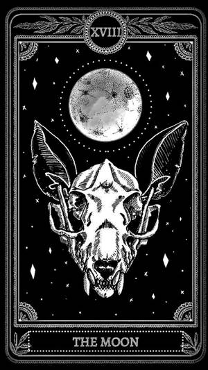 Tarot Card The Moon Wallpaper